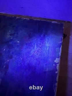 Tableau ancien huile sur toile signé Marcel Delamarre