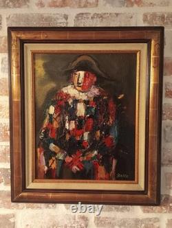 Tableau ancien, huile sur toile, signé Pierre BOSCO, peintre expressionniste