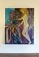 Tableau ancien huile sur toile sign&eacute; et contre sign&eacute;
