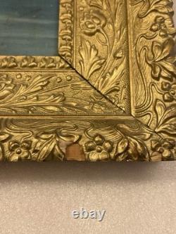 Tableau ancien marine nocturne clair de lune Huile sur panneau bois vers 1900