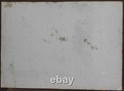 Tableau ancien original huile portrait de femme