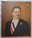 Tableau ancien par TIRODE huile 65cm x 54cm. Portrait d'Alexandre Grosjean