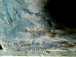 Tableau ancien paysage Etang en Dombes Ecole lyonnaise début 20° H Bodin-Avon