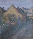 Tableau ancien peinture à l'huile par Caesar-kunwald 1870-1946. Camaret Bretagne