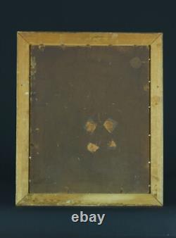 Tableau ancien portrait de Femme Normande Villers-sur-Mer signé Lucien Jonas