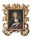 Tableau ancien portrait intime louis XVI jeune femme entourage Vig&eacute;e le Brun 18e