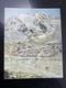 Tableau ancien sign&eacute; Huile sur carton entoil&eacute; alpin glacier Haute-Savoie