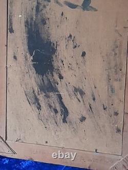 Tableau ancien signé Lolle Anderson albecq danemark scandinave 1921 / 1992