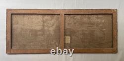 Tableau ancien signé Olivier Pichat, Black Bess, Cheval, Peinture grand format