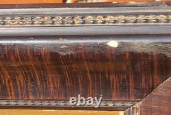 Tableau ancien signé Portrait Homme Peinture huile sur panneau de bois