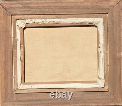 Tableau ancien signé Vieux oliviers. Peinture huile sur toile