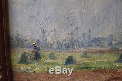 Tableau, ancien, sud ouest, impressionniste, paysage, signé, Lagarrigue, 1927