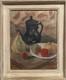 Tableau peinture ancienne nature morte d&eacute;but XXe Still life Dlg Matisse, C&eacute;zanne