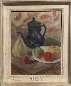Tableau peinture ancienne nature morte début XXe Still life Dlg Matisse, Cézanne
