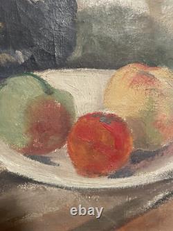 Tableau peinture ancienne nature morte début XXe Still life Dlg Matisse, Cézanne
