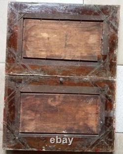 Tableaux Ancien Paire Huile Sur Panneau Bateaux Marine 19 Ème Siècle Signé