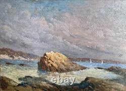 Tableaux Anciens Bord De Mer En Bretagne