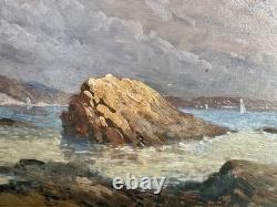 Tableaux Anciens Bord De Mer En Bretagne