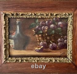 Tableaux Anciens, Nature Morte Aux Prunes
