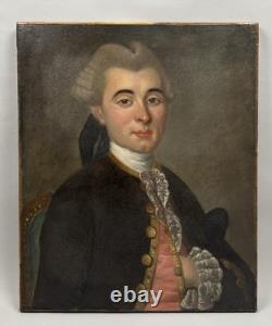 Tableaux Anciens, Portrait D'un Aristocrate XVIIIème