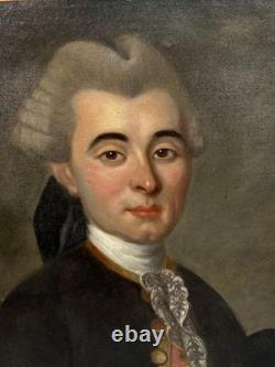 Tableaux Anciens, Portrait D'un Aristocrate XVIIIème