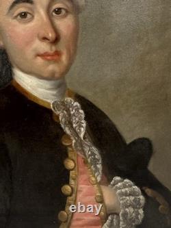 Tableaux Anciens, Portrait D'un Aristocrate XVIIIème