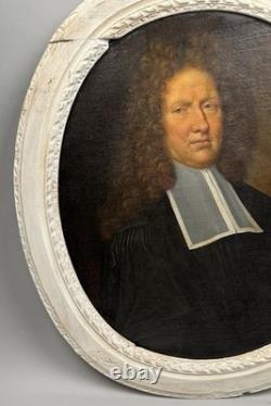 Tableaux Anciens, Portrait D'un Magistrat Fin XVIIème-début XVIIIème