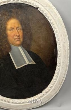 Tableaux Anciens, Portrait D'un Magistrat Fin XVIIème-début XVIIIème
