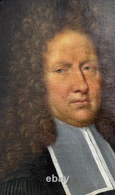 Tableaux Anciens, Portrait D'un Magistrat Fin XVIIème-début XVIIIème