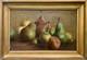Tableaux anciens, Nature Morte Aux Poires Circa 1900