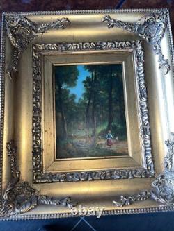 Tableaux anciens huile signé