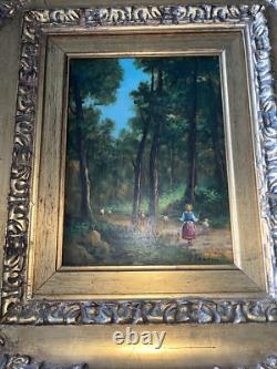 Tableaux anciens huile signé