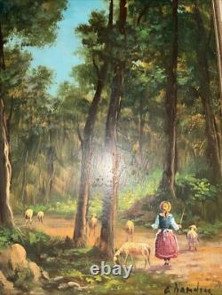 Tableaux anciens huile signé