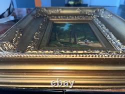 Tableaux anciens huile signé
