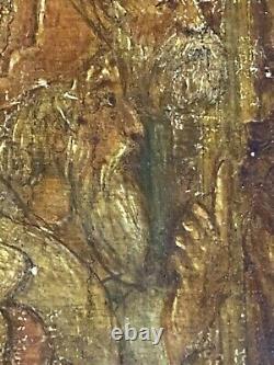 Tableaux anciens peinture sur bois