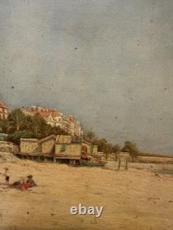 Theophile Jaouen Tableau Ancien Impressionniste Cannes Croisette 1890