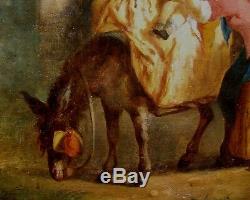 Très rare tableau ancien 18e siècle Suite Etienne AUBRY Passé en vente Prix ebay