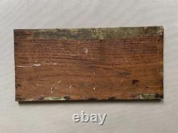 Triptyque, huile sur toile, tableau ancien, peinture, début XXe